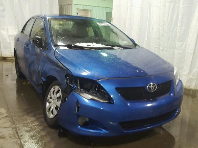 2T1BU40E59C155260 - 2009 TOYOTA COROLLA BA BLUE photo 1