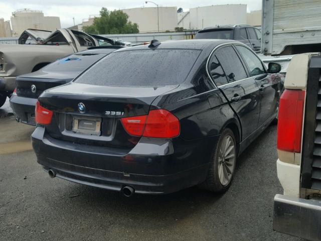 WBAPM5C57BE435205 - 2011 BMW 335 I BLACK photo 4