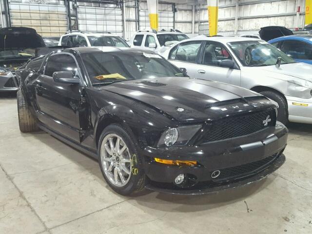 1ZVHT88S985196305 - 2008 FORD MUSTANG SH BLACK photo 1