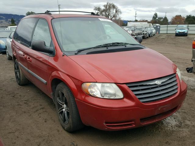 1A4GP45R66B706616 - 2006 CHRYSLER TOWN & COU RED photo 1