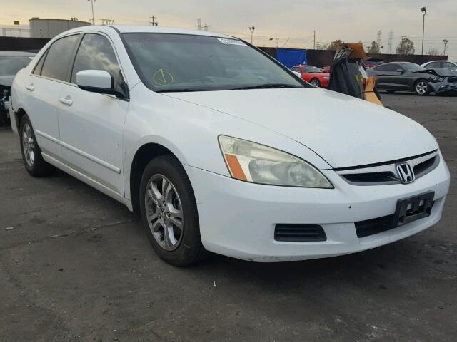 1HGCM56336A079149 - 2006 HONDA ACCORD SE WHITE photo 1