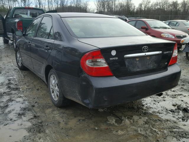 4T1BF32K34U065250 - 2004 TOYOTA CAMRY LE Қара фото 3