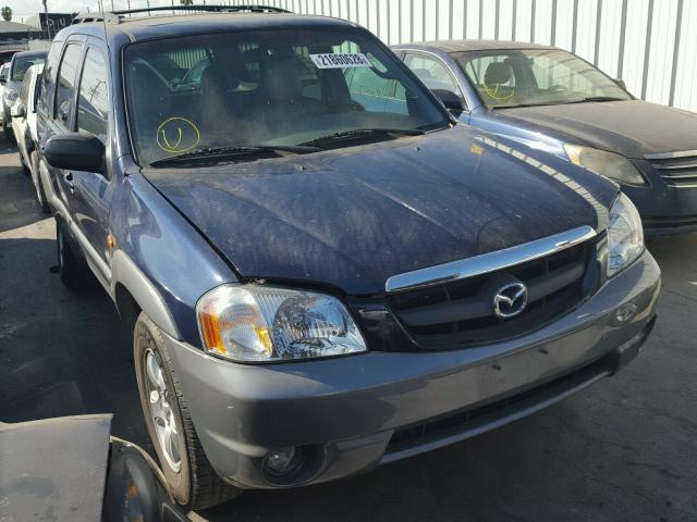 4F2CU08142KM26005 - 2002 MAZDA TRIBUTE LX BLUE photo 1