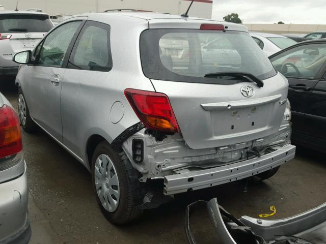 VNKJTUD33GA061345 - 2016 TOYOTA YARIS L SILVER photo 3