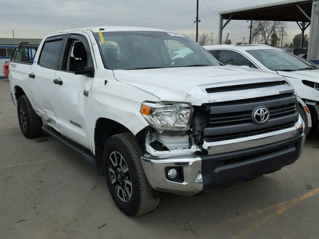 5TFDY5F1XFX436684 - 2015 TOYOTA TUNDRA CRE WHITE photo 1