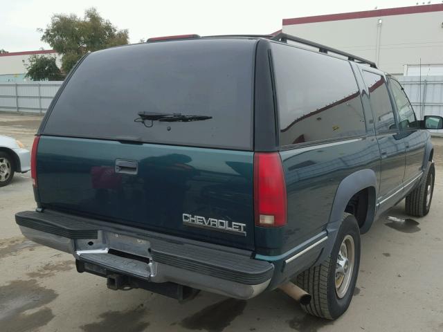 3GNGK26R2TG143209 - 1996 CHEVROLET SUBURBAN K GREEN photo 4