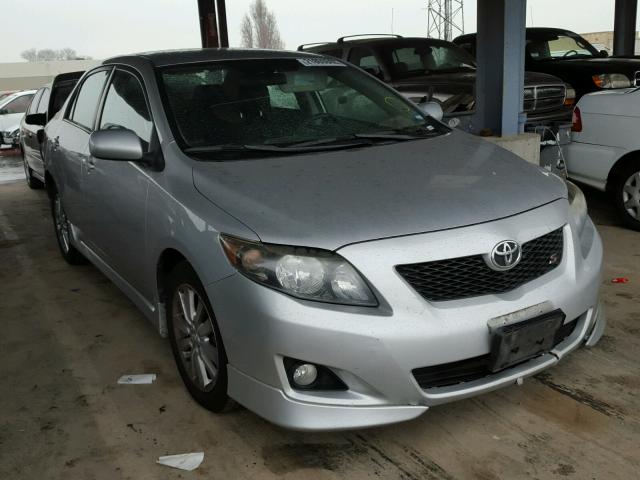 1NXBU40E79Z045549 - 2009 TOYOTA COROLLA BA SILVER photo 1