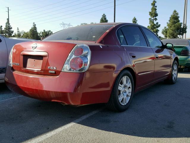 1N4AL11DX6N357027 - 2006 NISSAN ALTIMA S RED photo 4