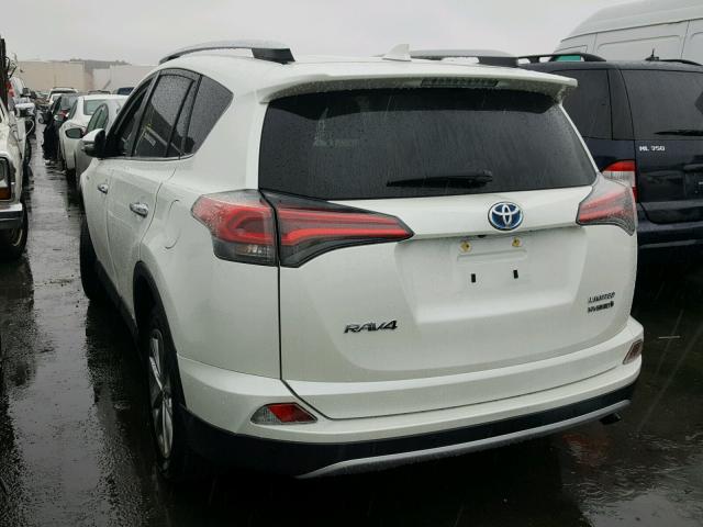 JTMDJREV8GD042085 - 2016 TOYOTA RAV4 HV LI WHITE photo 3