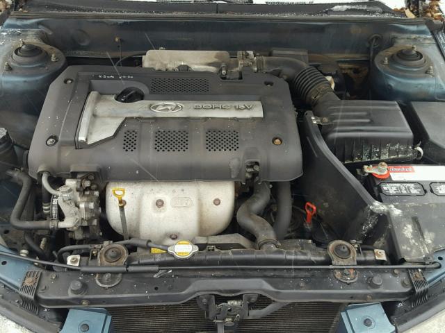 KMHDN45D93U586311 - 2003 HYUNDAI ELANTRA GL BLUE photo 7