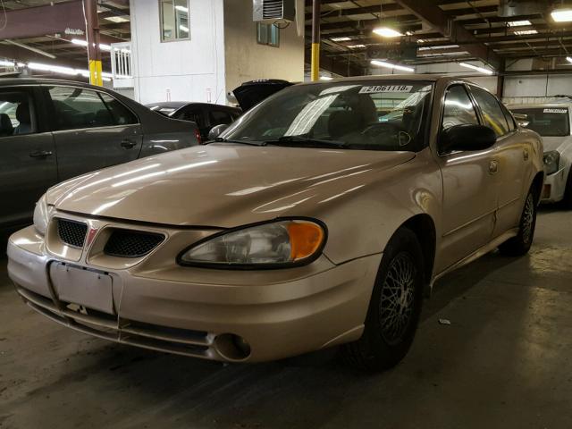 1G2NF52E34C257527 - 2004 PONTIAC GRAND AM S GOLD photo 2