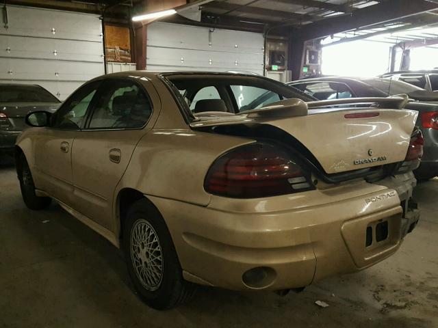 1G2NF52E34C257527 - 2004 PONTIAC GRAND AM S GOLD photo 3