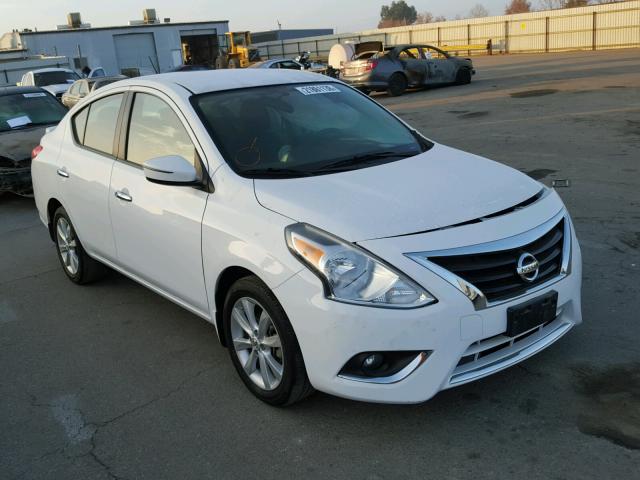 3N1CN7AP1FL907292 - 2015 NISSAN VERSA S WHITE photo 1