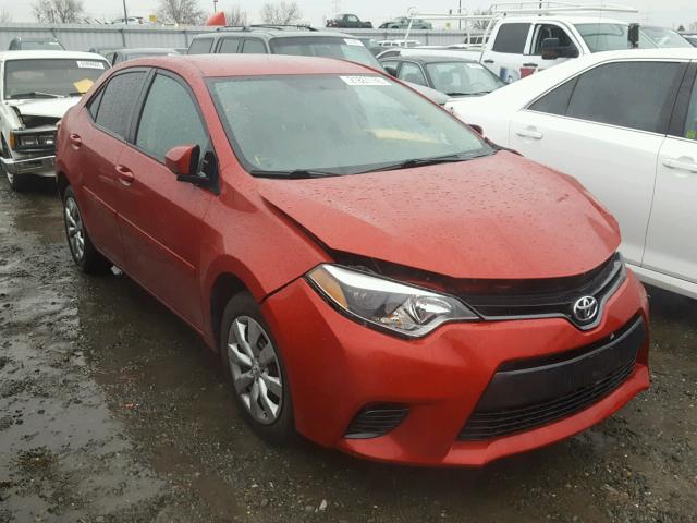 5YFBURHEXFP253178 - 2015 TOYOTA COROLLA L RED photo 1