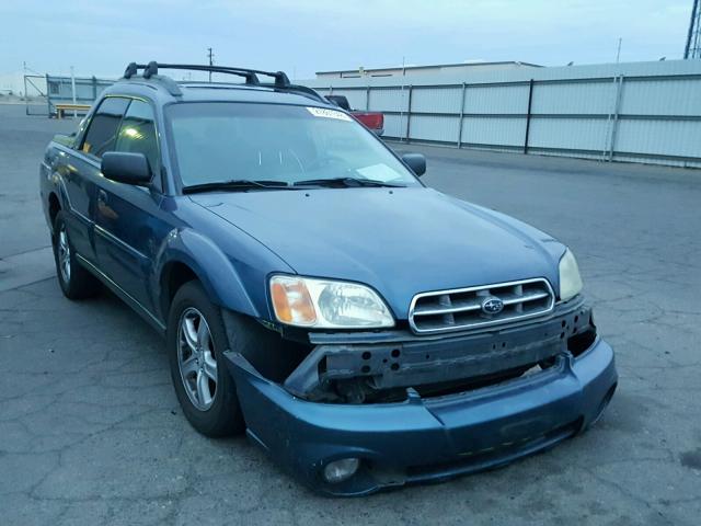 4S4BT62C556103487 - 2005 SUBARU BAJA SPORT BLUE photo 1