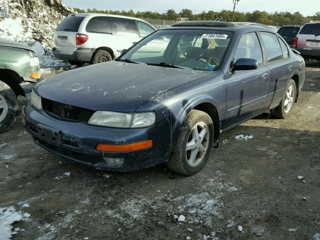 JN1CA21DXVT208063 - 1997 NISSAN MAXIMA GLE BLUE photo 2