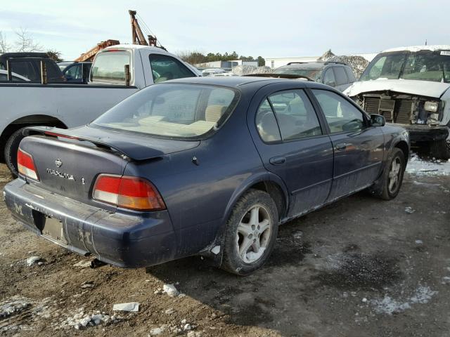 JN1CA21DXVT208063 - 1997 NISSAN MAXIMA GLE BLUE photo 4