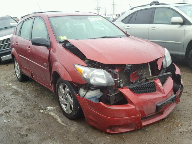 5Y2SL648X4Z424578 - 2004 PONTIAC VIBE RED photo 1