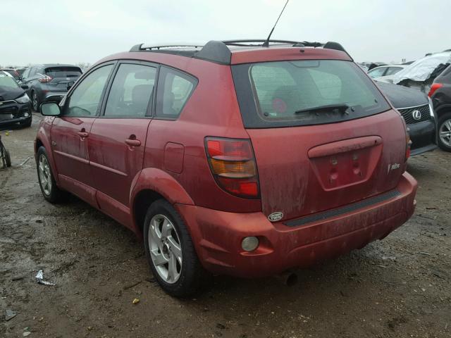 5Y2SL648X4Z424578 - 2004 PONTIAC VIBE RED photo 3