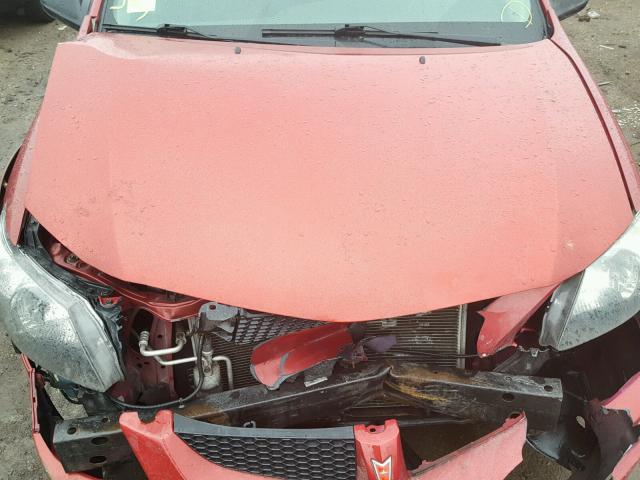 5Y2SL648X4Z424578 - 2004 PONTIAC VIBE RED photo 7