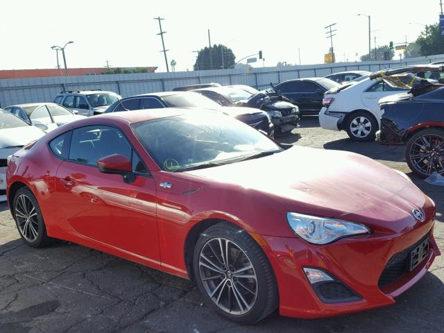 JF1ZNAA18D2712262 - 2013 TOYOTA SCION FR-S წითელი ფოტო 1