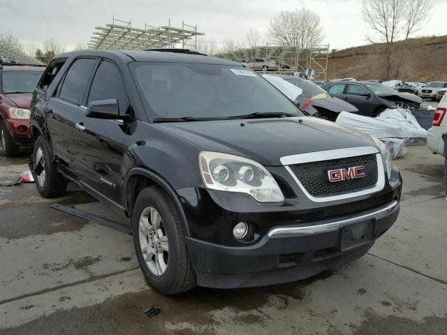 1GKEV23758J231322 - 2008 GMC ACADIA SLT BLACK photo 1