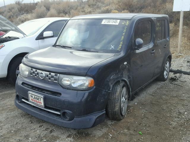 JN8AZ2KR1AT154478 - 2010 NISSAN CUBE BASE BLACK photo 2