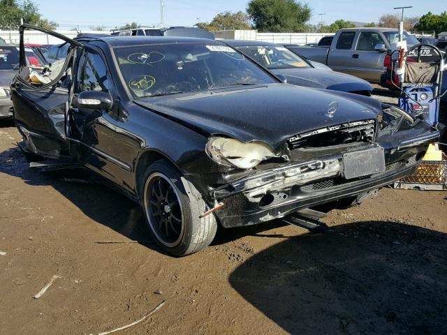 WDBRF61J12F239300 - 2002 MERCEDES-BENZ C 240 BLACK photo 1