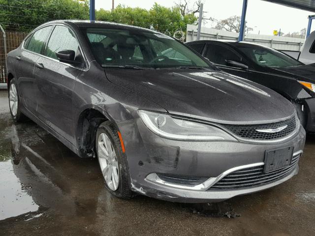 1C3CCCAB5FN718357 - 2015 CHRYSLER 200 LIMITE CHARCOAL photo 1