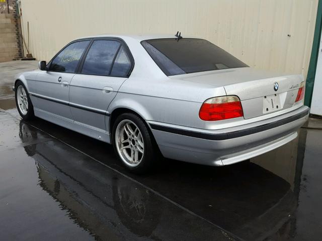 WBAGG83441DN84630 - 2001 BMW 740 I AUTO SILVER photo 3