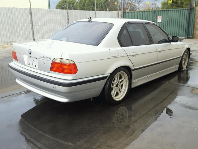 WBAGG83441DN84630 - 2001 BMW 740 I AUTO SILVER photo 4