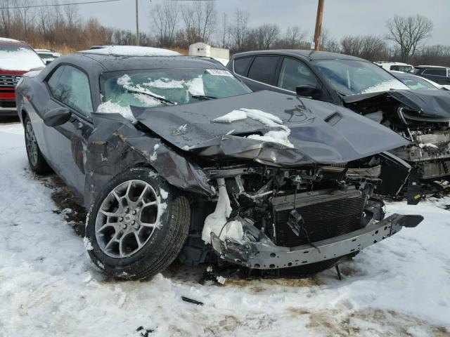 2C3CDZGG6HH641240 - 2017 DODGE CHALLENGER GRAY photo 1