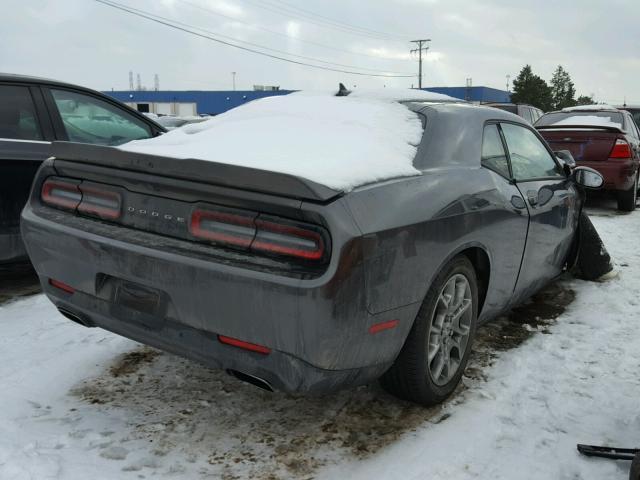 2C3CDZGG6HH641240 - 2017 DODGE CHALLENGER GRAY photo 4