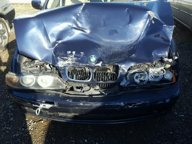 WBADT63473CK42116 - 2003 BMW 530 I AUTO BLUE photo 7