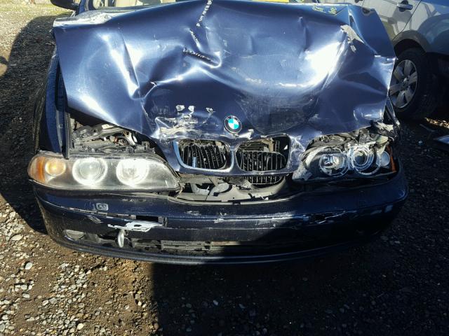 WBADT63473CK42116 - 2003 BMW 530 I AUTO BLUE photo 9