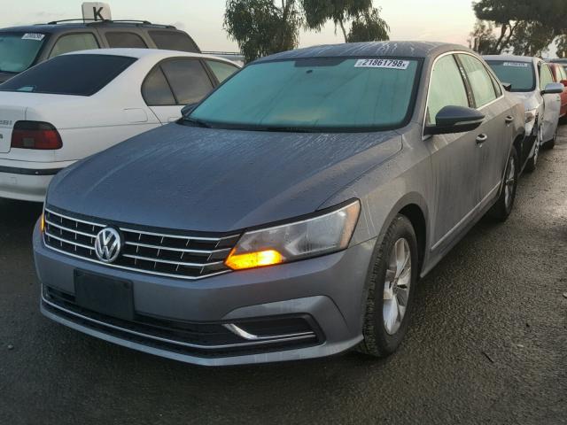 1VWAT7A39GC030469 - 2016 VOLKSWAGEN PASSAT S GRAY photo 2