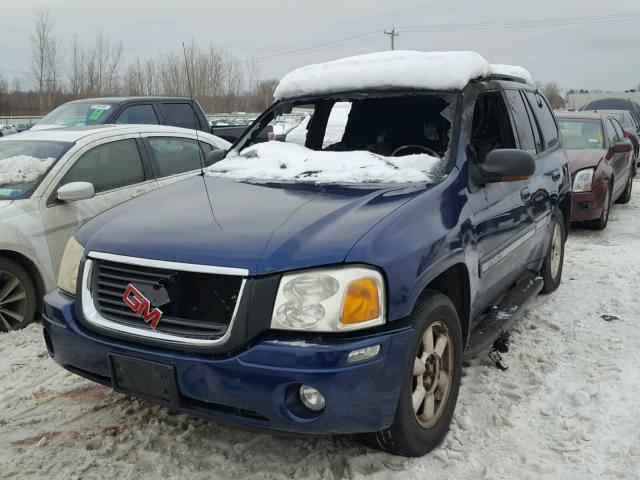 1GKDT13S932165733 - 2003 GMC ENVOY BLUE photo 2