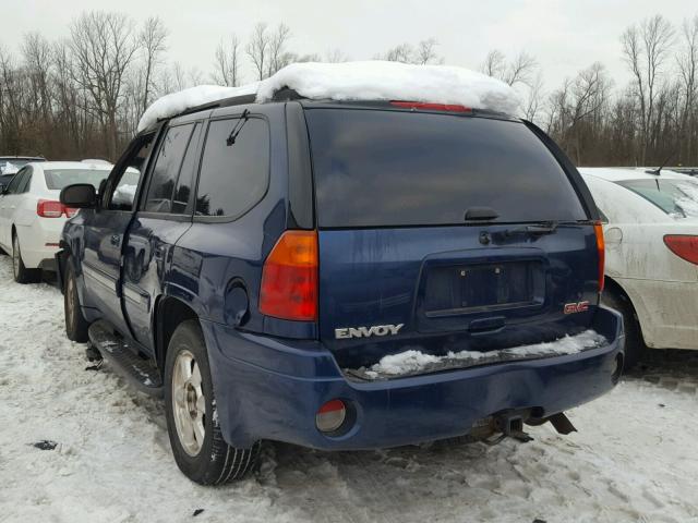 1GKDT13S932165733 - 2003 GMC ENVOY BLUE photo 3