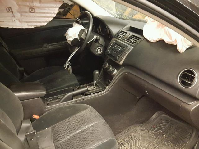 1YVHZ8BH7A5M55517 - 2010 MAZDA 6 I BLACK photo 5