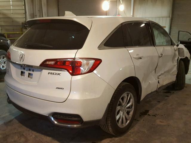 5J8TB4H35GL025905 - 2016 ACURA RDX BASE WHITE photo 4