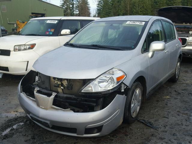 3N1BC1CP5AL465153 - 2010 NISSAN VERSA S SILVER photo 2