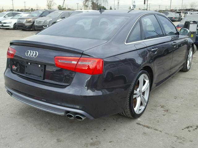 WAUJ2AFC9DN107334 - 2013 AUDI S6 CHARCOAL photo 4