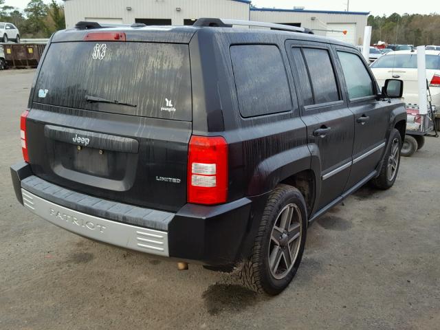 1J4FT48B89D179029 - 2009 JEEP PATRIOT LI BLACK photo 4