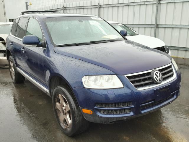 WVGBC77L04D048794 - 2004 VOLKSWAGEN TOUAREG 3. BLUE photo 1