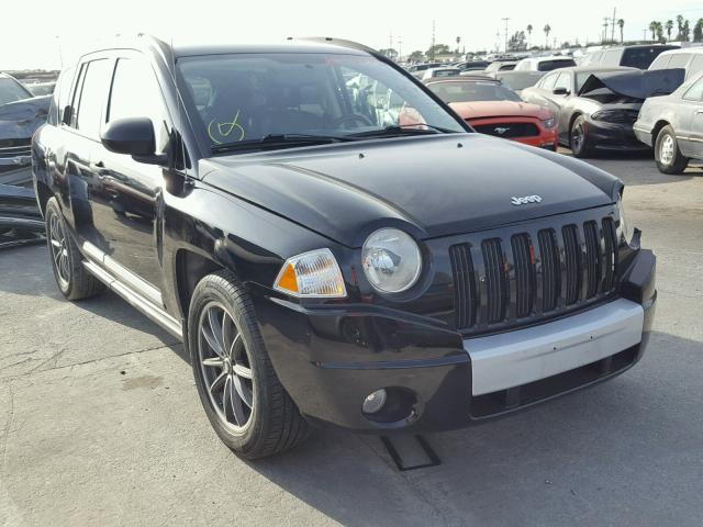 1J8FF57W37D160966 - 2007 JEEP COMPASS LI BLACK photo 1