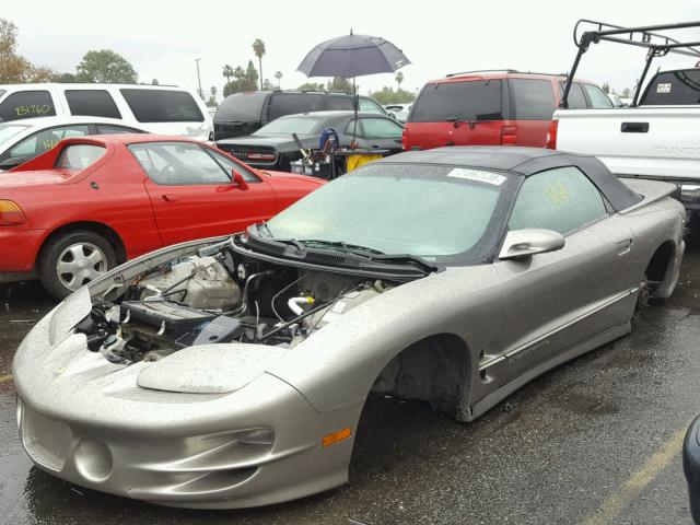 2G2FV32G712145922 - 2001 PONTIAC FIREBIRD T TAN photo 2