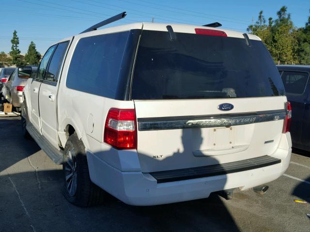 1FMJK1JT3HEA40001 - 2017 FORD EXPEDITION WHITE photo 3