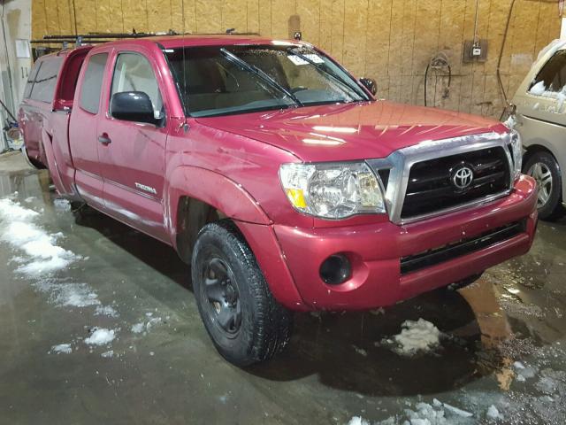 5TEUX42N66Z278455 - 2006 TOYOTA TACOMA ACC RED photo 1