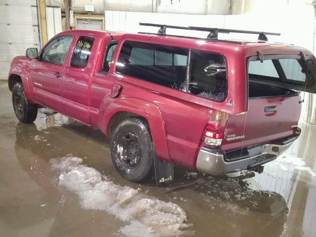 5TEUX42N66Z278455 - 2006 TOYOTA TACOMA ACC RED photo 3