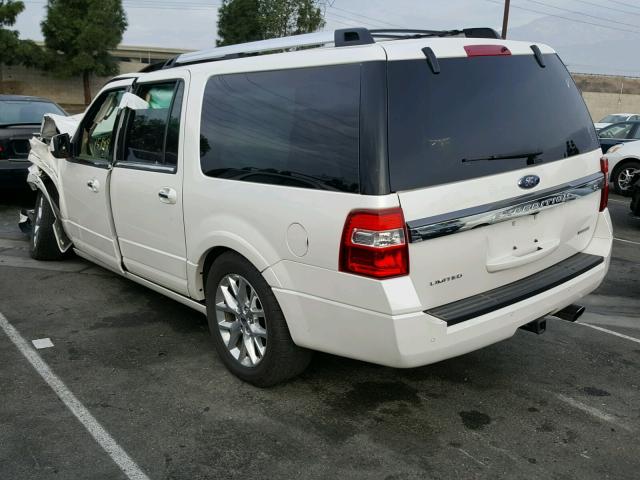 1FMJK2ATXHEA68352 - 2017 FORD EXPEDITION WHITE photo 3